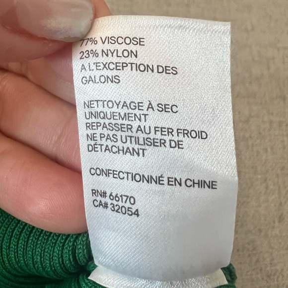 ZIMMERMANN Amari Ribbed-knit Tank In green - Picture 3 of 5